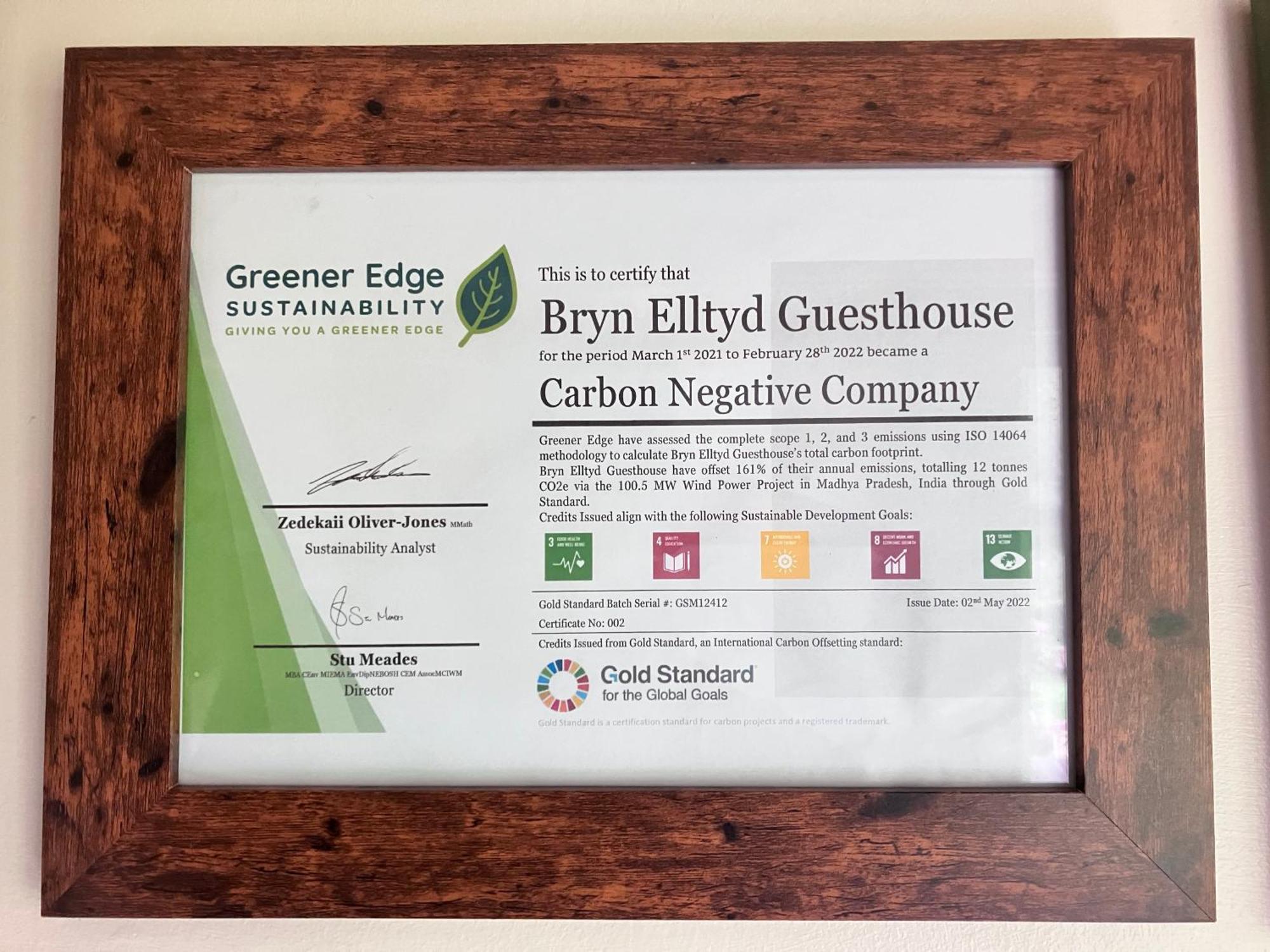 Country house Bryn Elltyd Eco House *
